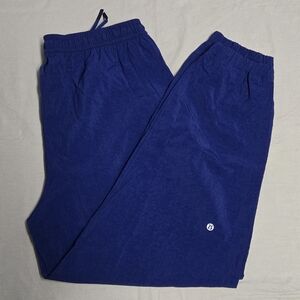 Lululemon License to Train Woven Mid-Rise Jogger Blue Size M